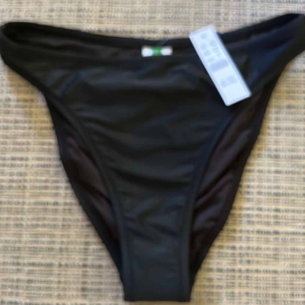 High waisted black jcrew bathing suit